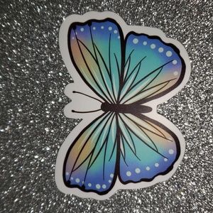 NATURE WATERPOOF Sticker Butterfly